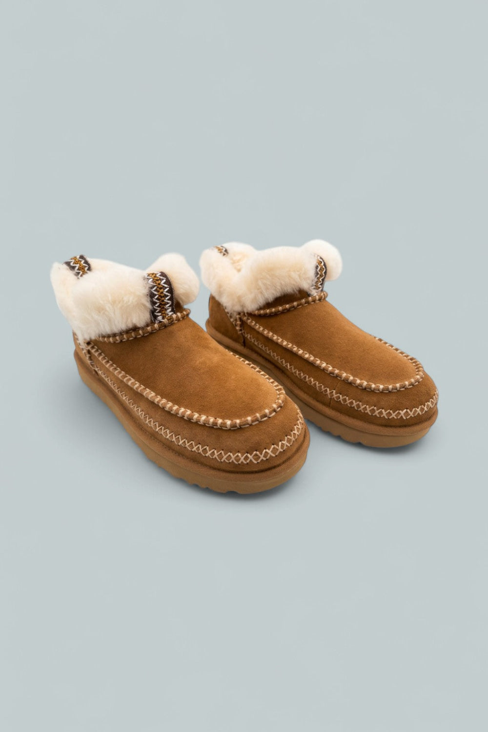 Classic Ultra Mini Alpine Booties - Chestnut - 9 - Boot
