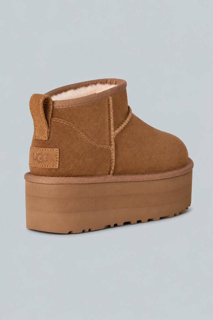 Classic Ultra Mini II Platform Women’s Boots - Chestnut - 8 - Boots
