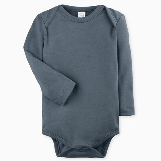 Classic Long Sleeve Bodysuit - Harbor Bodysuits + Onesies Colored Organics 