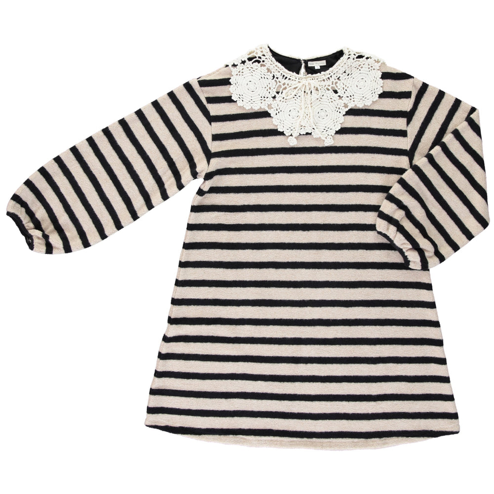 Cleo Woman Dress - Parisian Stripes - Dresses