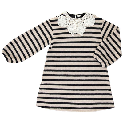Cleo Woman Dress - Parisian Stripes - Dresses