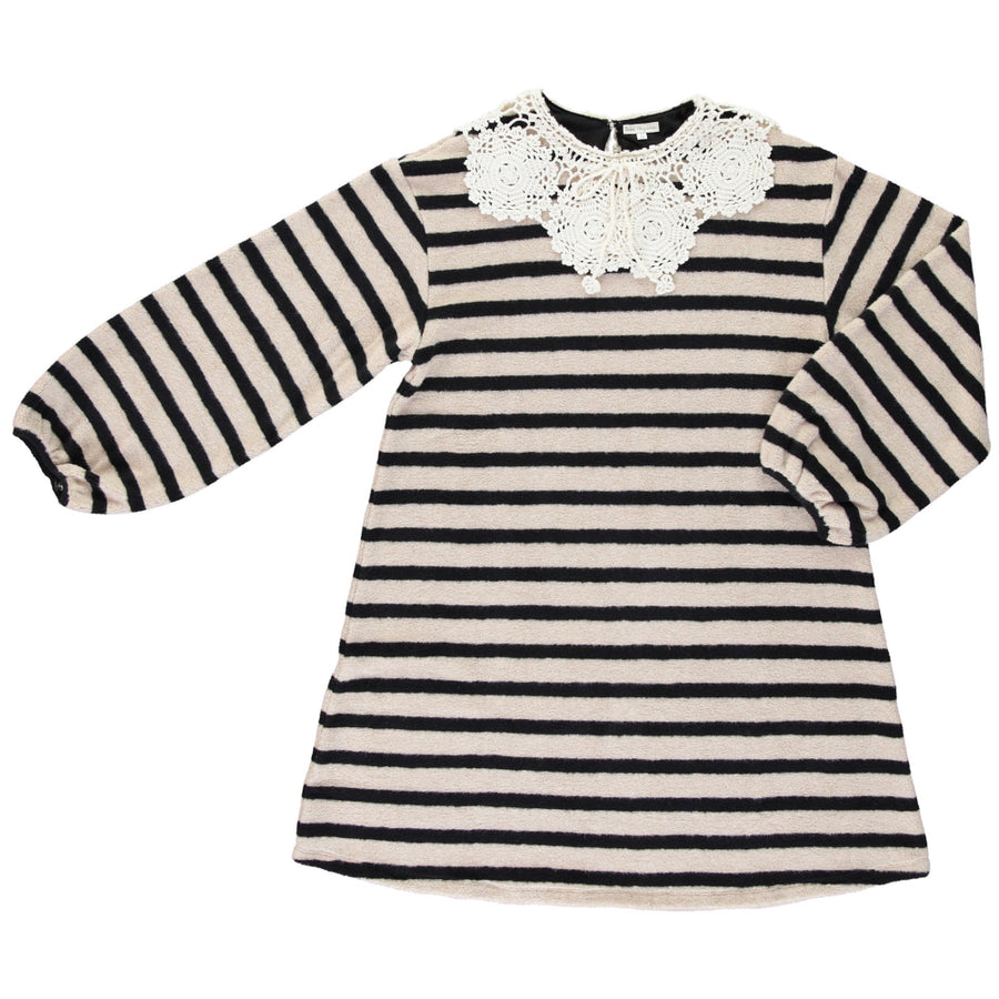 Cleo Woman Dress - Parisian Stripes - Dresses