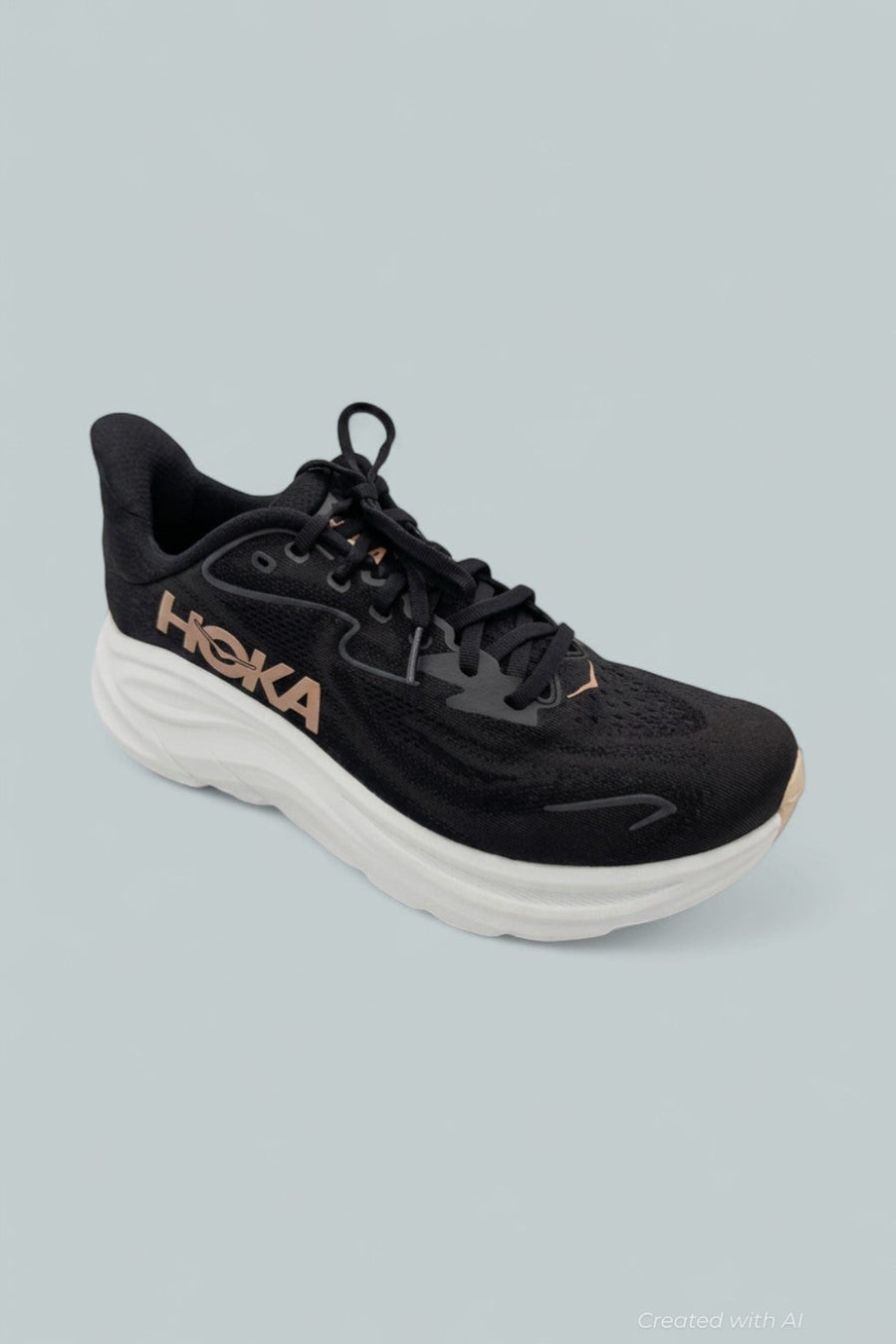 Clifton 10 Sneakers - Black/Rose Gold - 10.5 - Sneaker