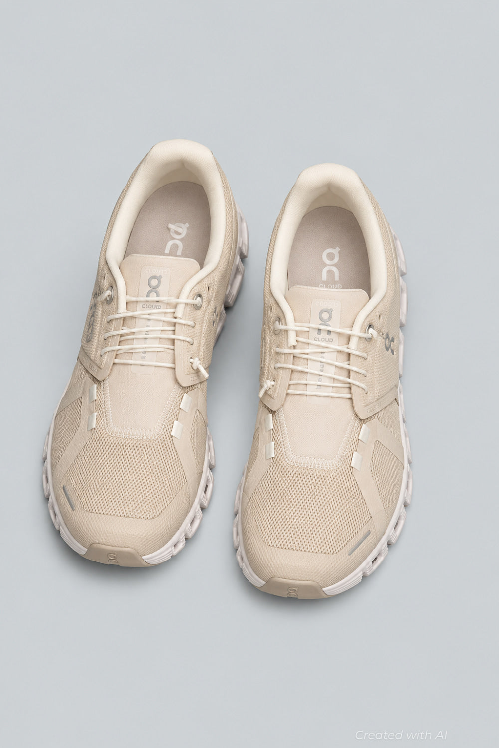 Cloud 6 Mesh Trainers - Beige - 8.5 - Sneaker