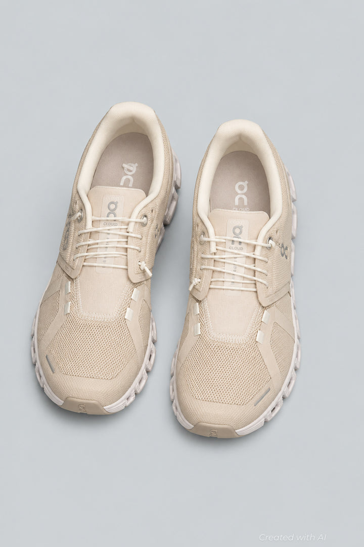 Cloud 6 Mesh Trainers - Beige - 8.5 - Sneaker