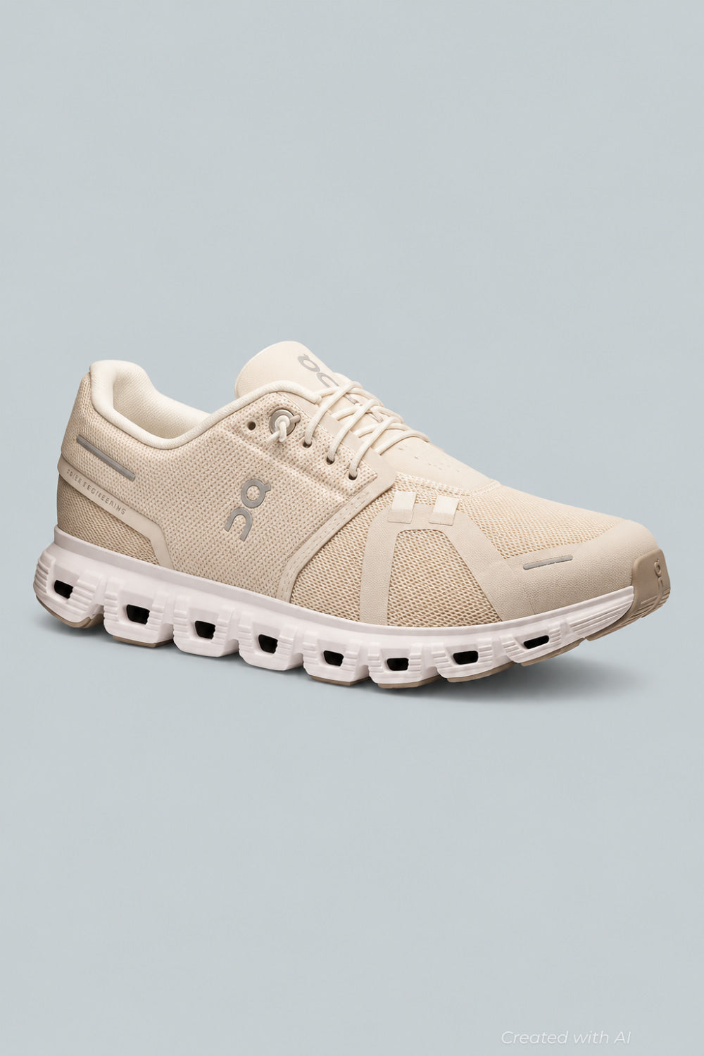 Cloud 6 Mesh Trainers - Beige - 8.5 - Sneaker