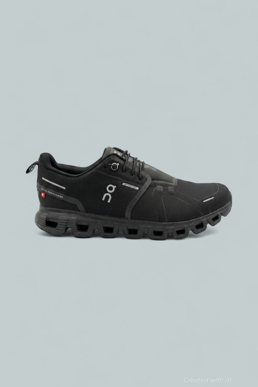 Cloud 6 Waterproof Sneakers - Black/Black - 10 - Sneaker