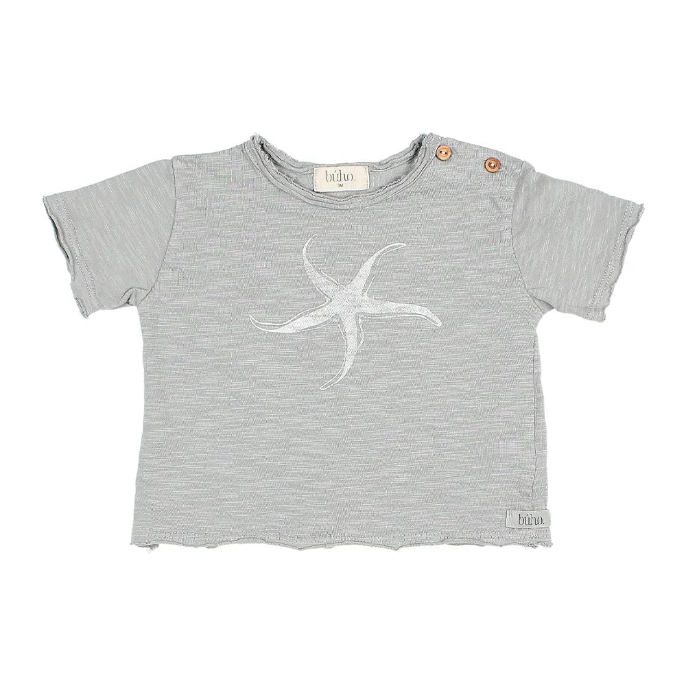Cesar Baby Starfish T-Shirt - Cloud