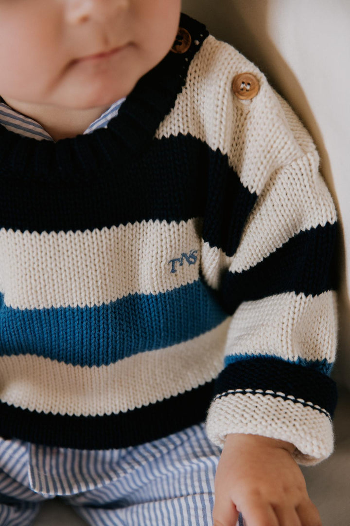 Celosia Baby Jumper Summer Midnight Stripes