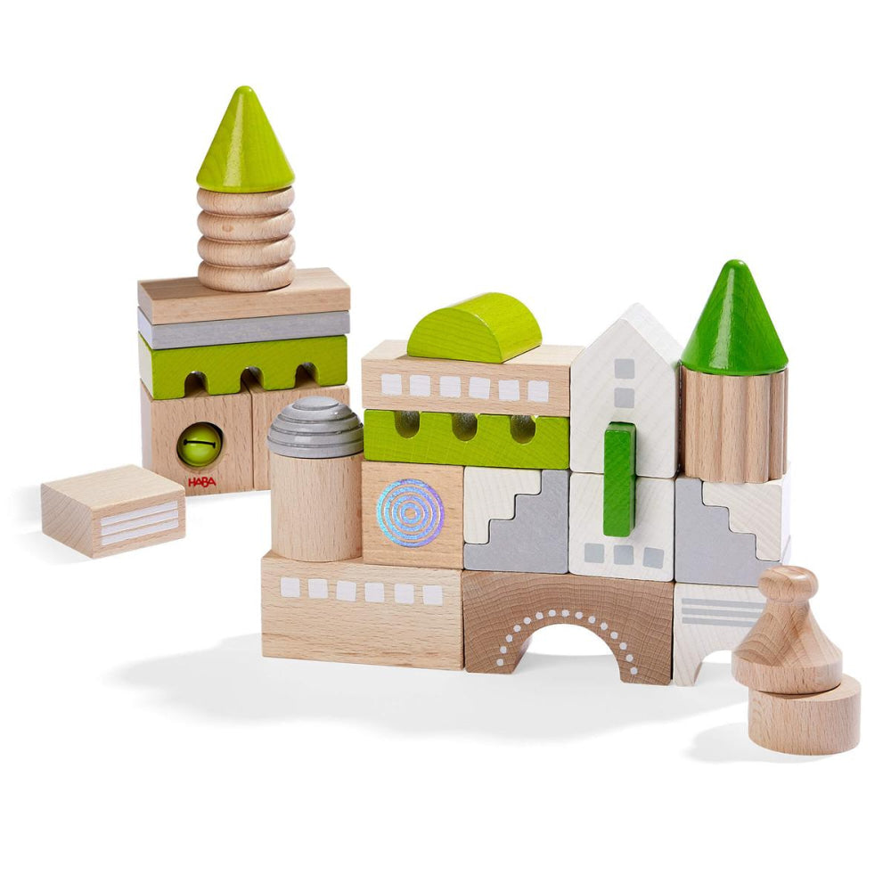 Coburg 28 Piece Wooden Building Blocks - ’Wooden Toy - Baby Kids Kids Adult Baby’