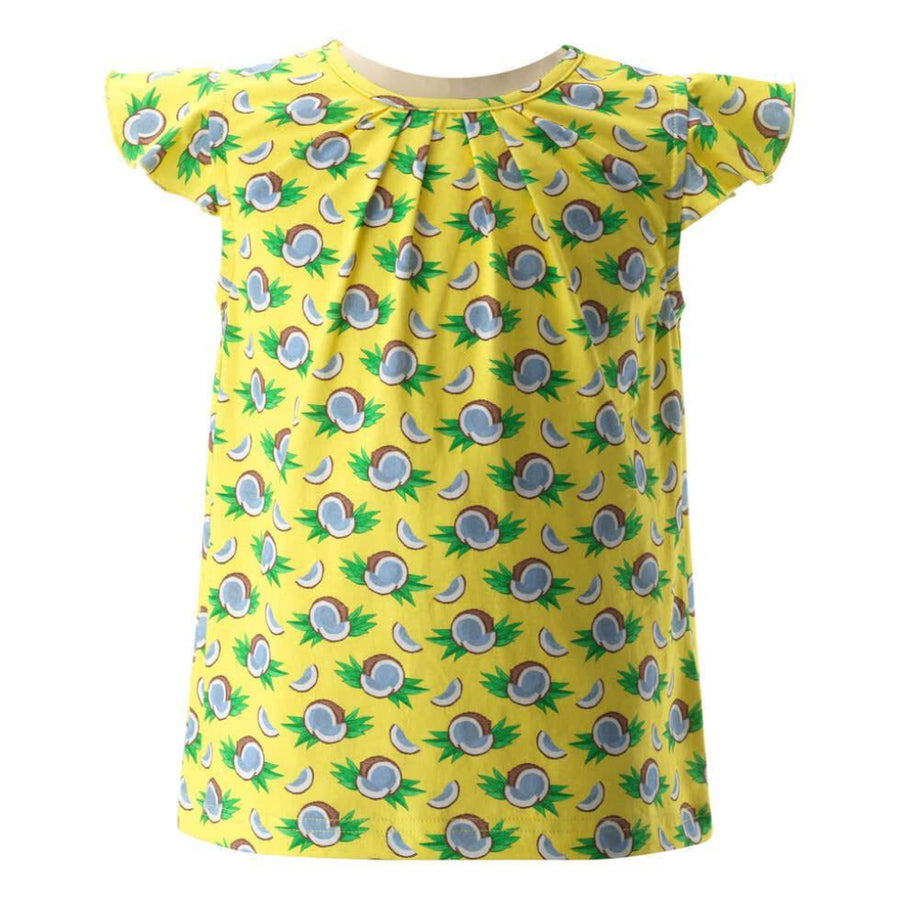 Coconut Ruffle Top - Shirt