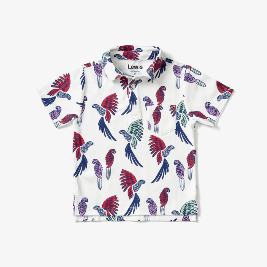 Collared Shirt - Parrot Parade - Polo