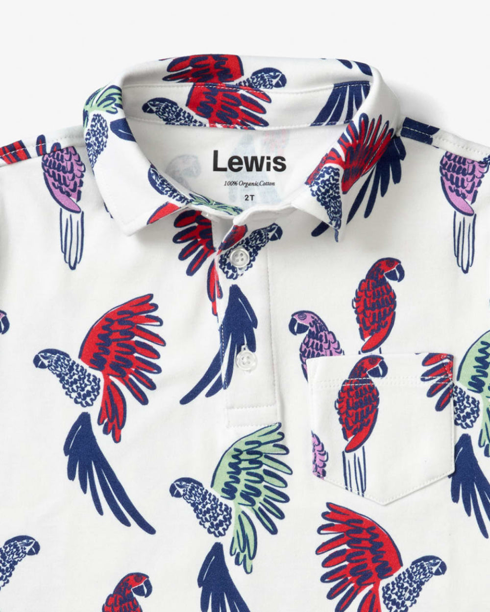 Collared Shirt - Parrot Parade - Polo
