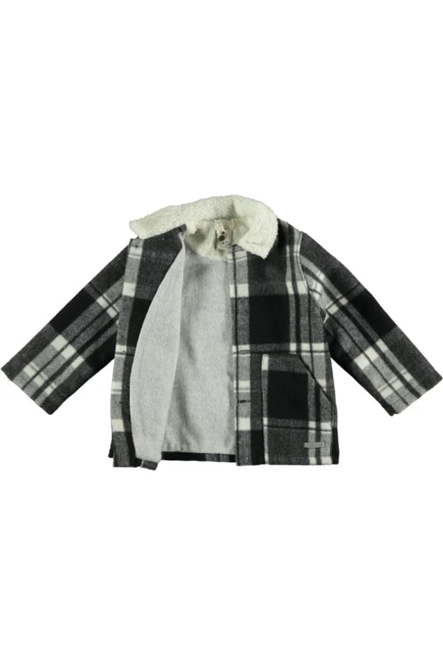 Kids Check Jacket Forest - Unique