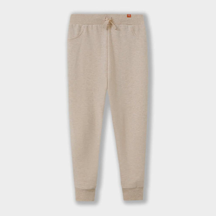 Combed Cotton Sweatpants - Beige - Joggers
