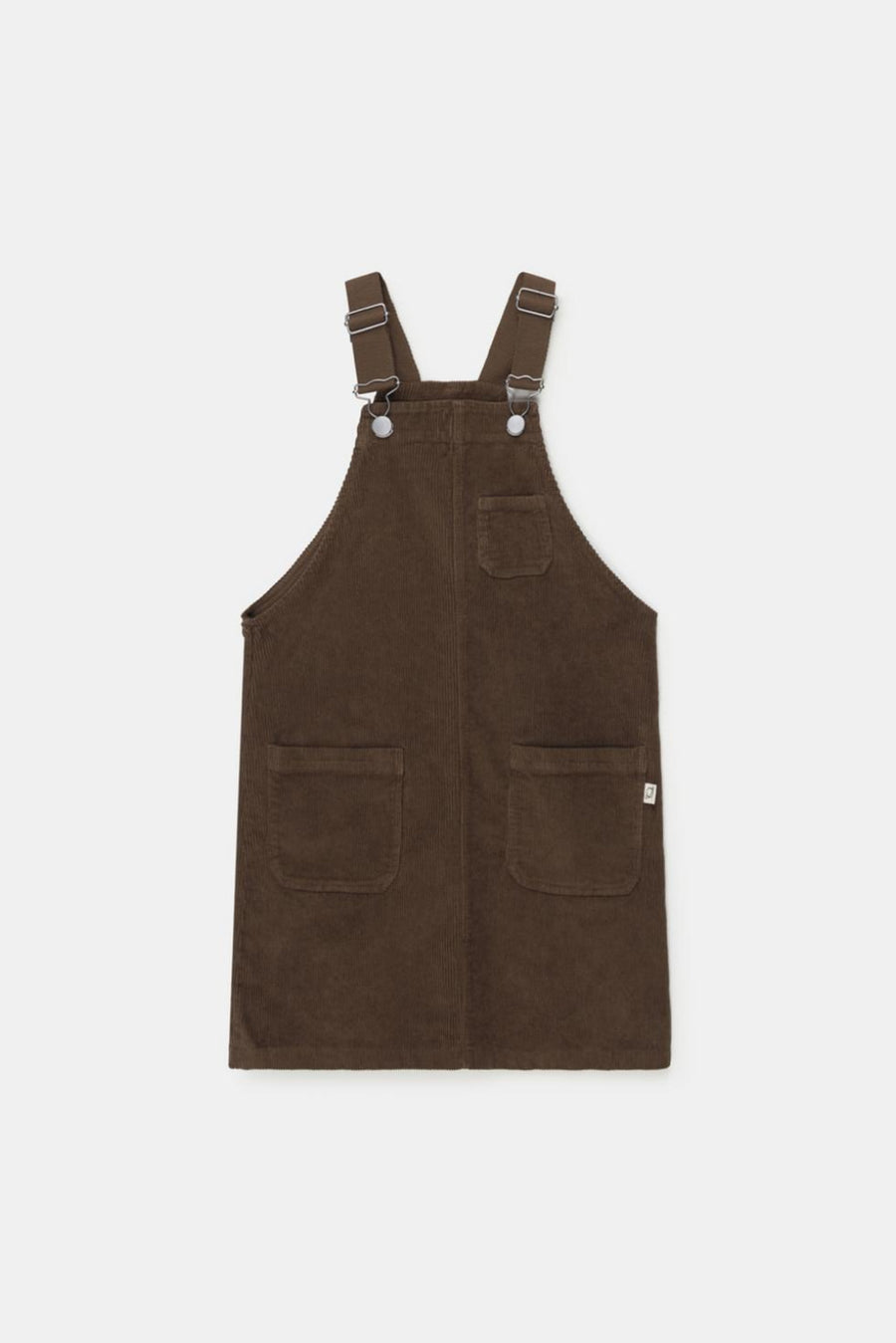 Comfort corduroy pinafore dress - Brown - Pinafore