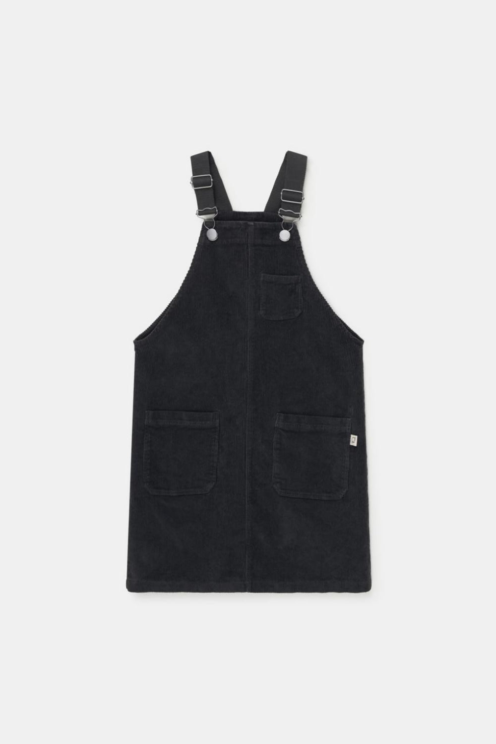 Comfort corduroy pinafore dress - Dark grey - Pinafore
