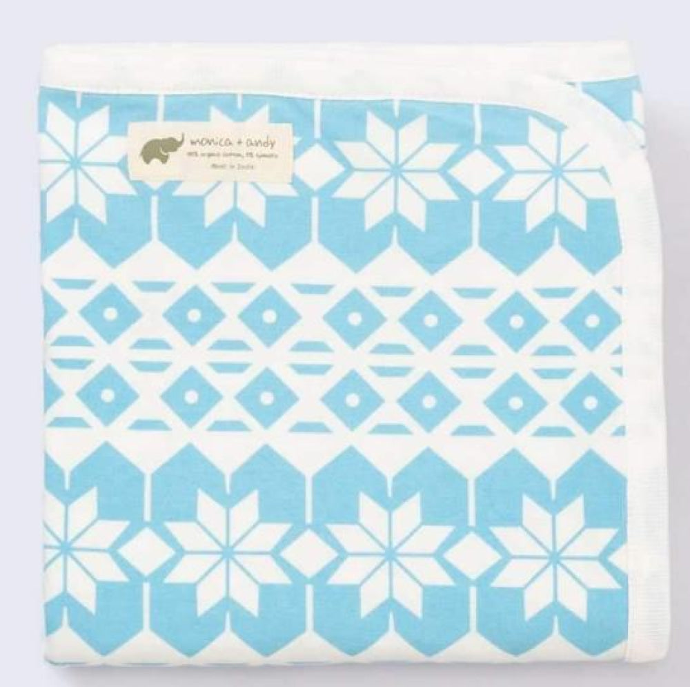 Coming Home Blanket - Blue Snowflakes - One Size - Blanket