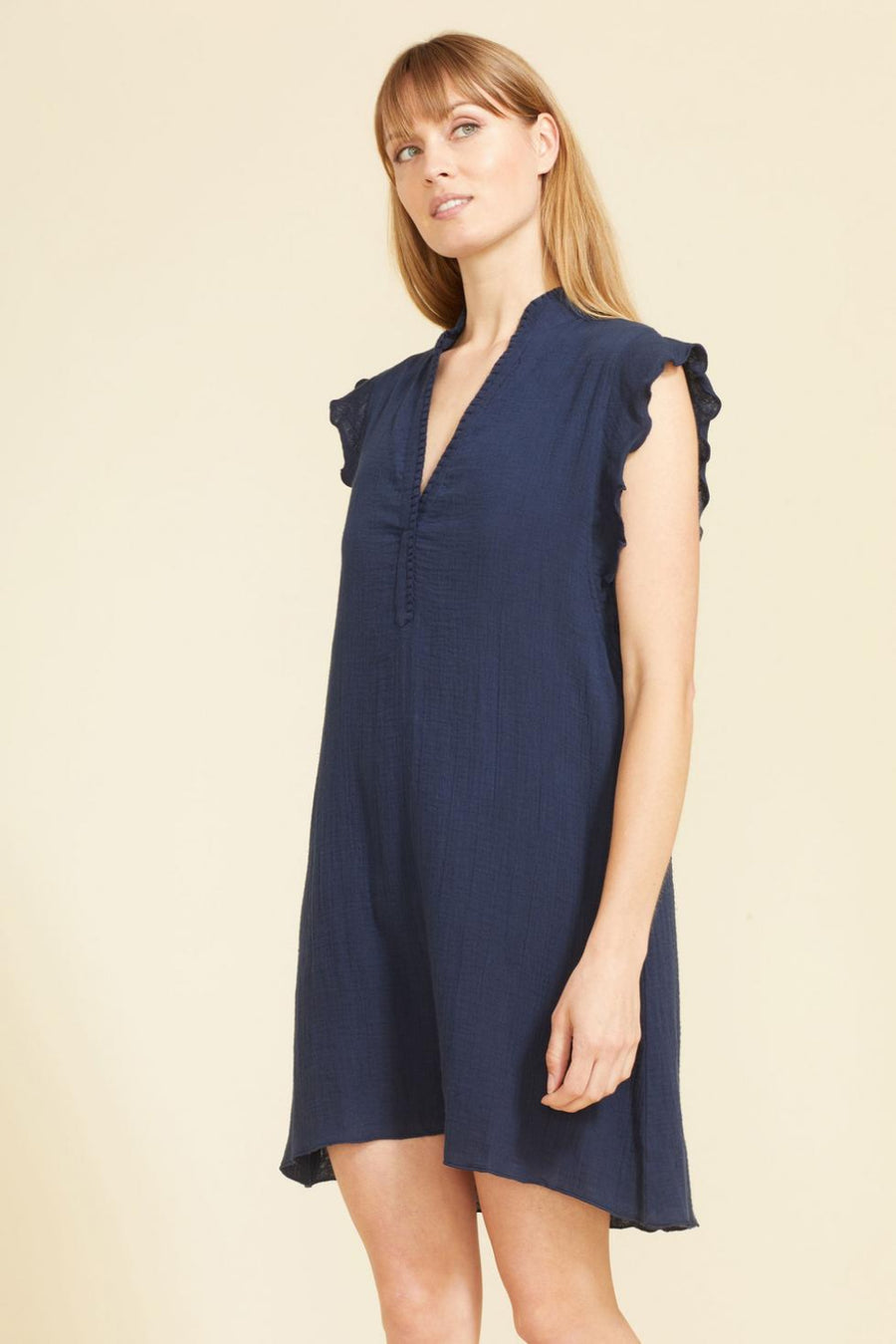 Como Dress - Navy - Dresses