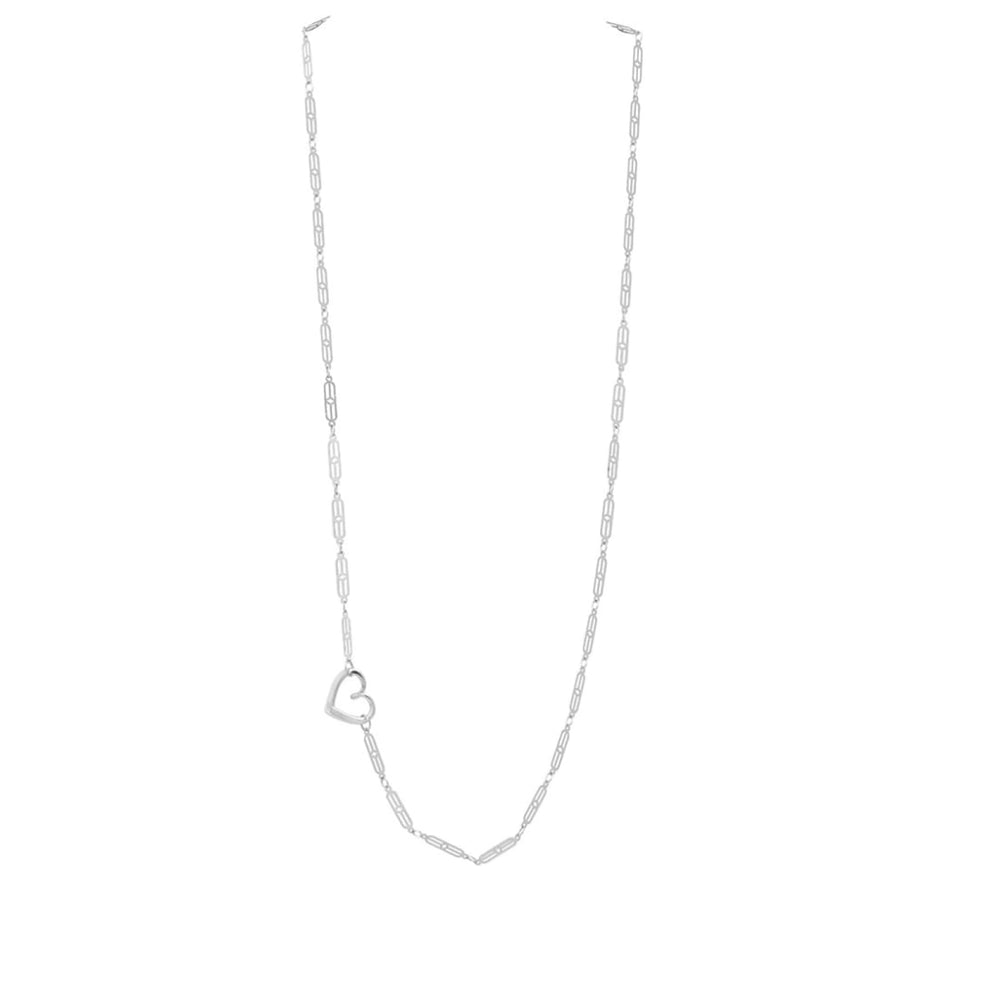 Con Amor Necklace Silver - One Size - Necklace