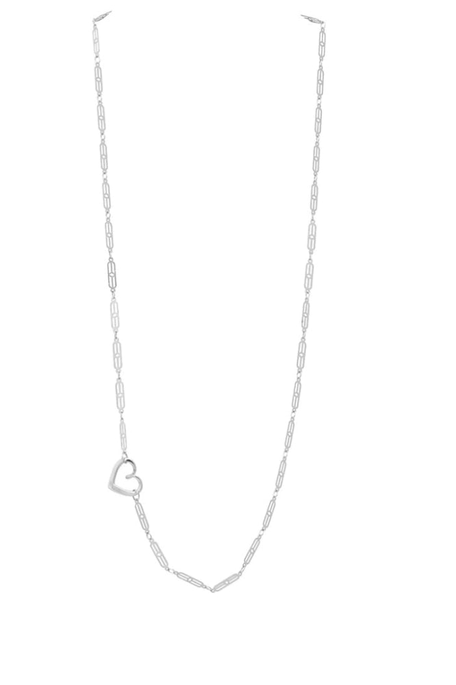 Con Amor Necklace Silver - One Size - Necklace