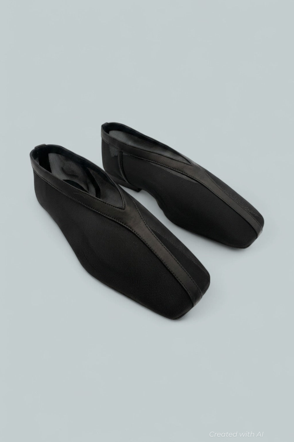 Contorno Square V - Black - 6.5 - Flats