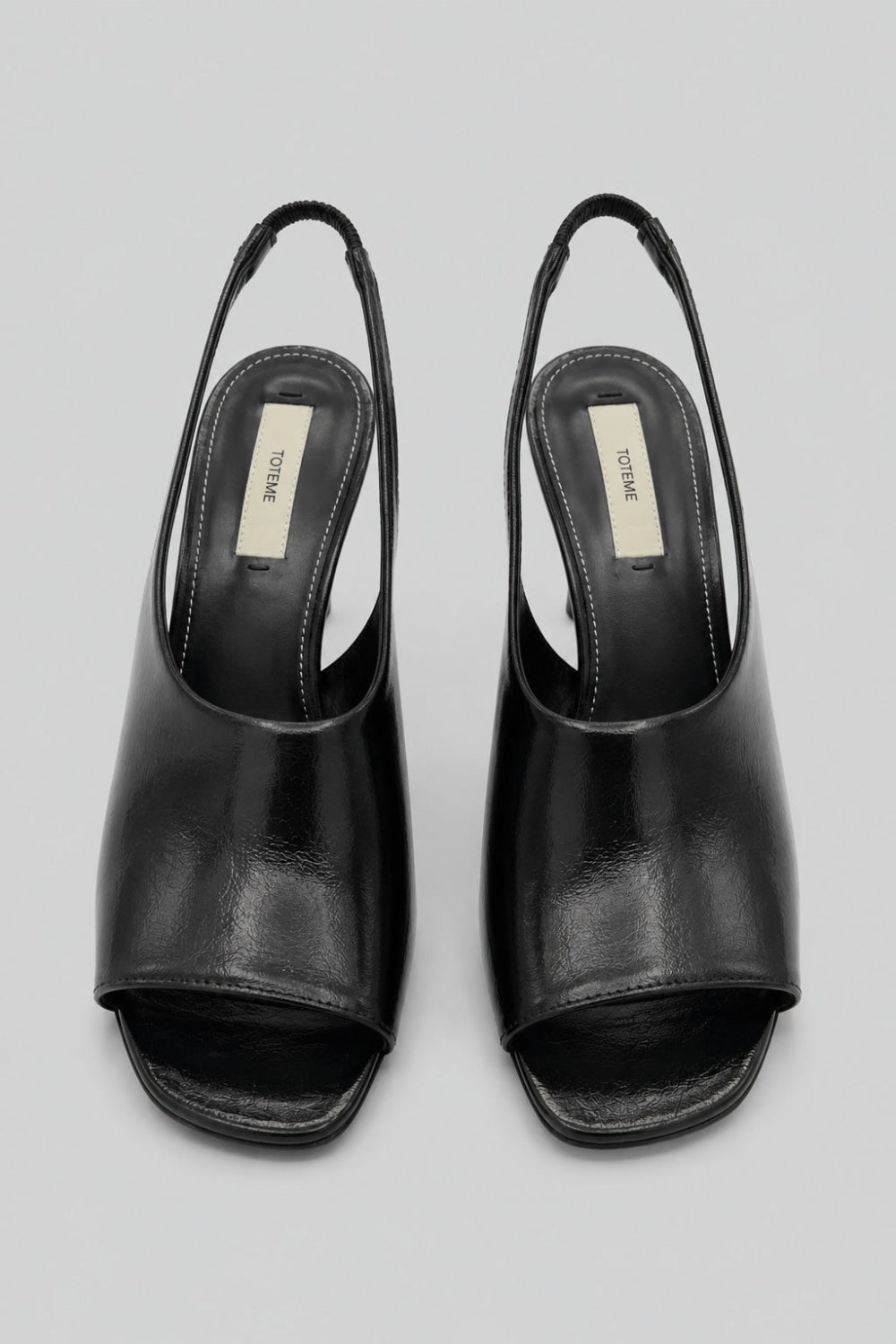 Contour Naplack Slingback Pumps - Black - 6 - Pumps