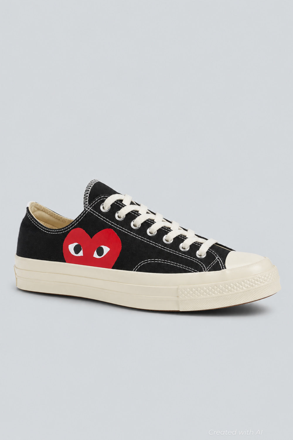 Converse Unisex Chuck Taylor Lace Up Low Top Sneakers - Black - 8 WMN / 6 MEN - Sneaker