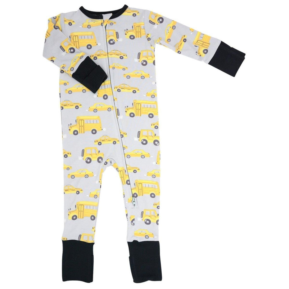 Convertible Romper - City Cars - Onesie
