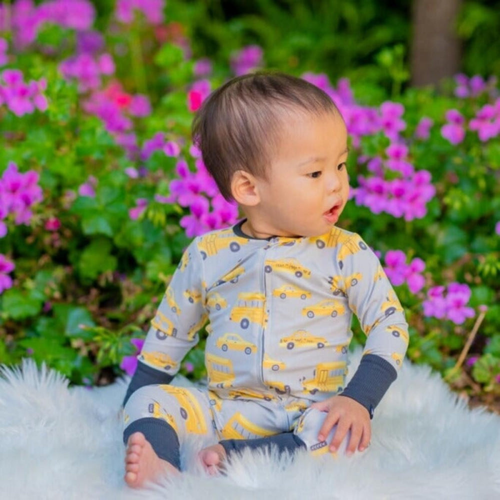 Convertible Romper - City Cars - Onesie