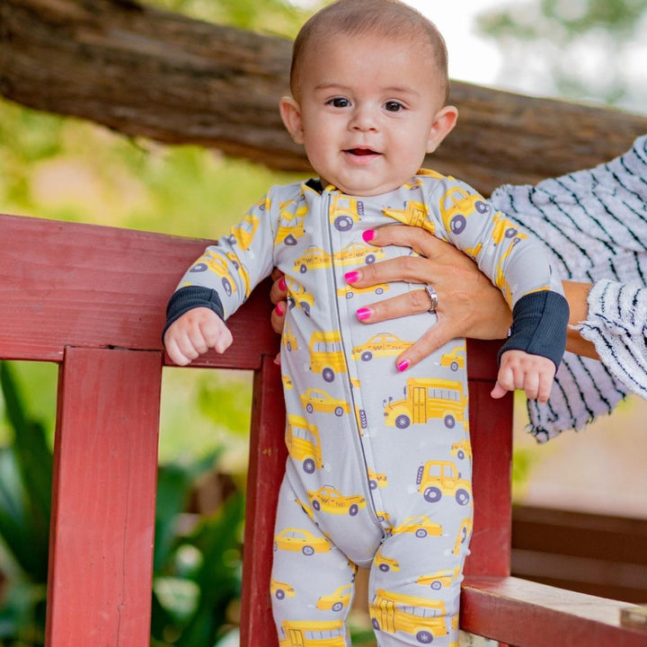 Convertible Romper - City Cars - Onesie