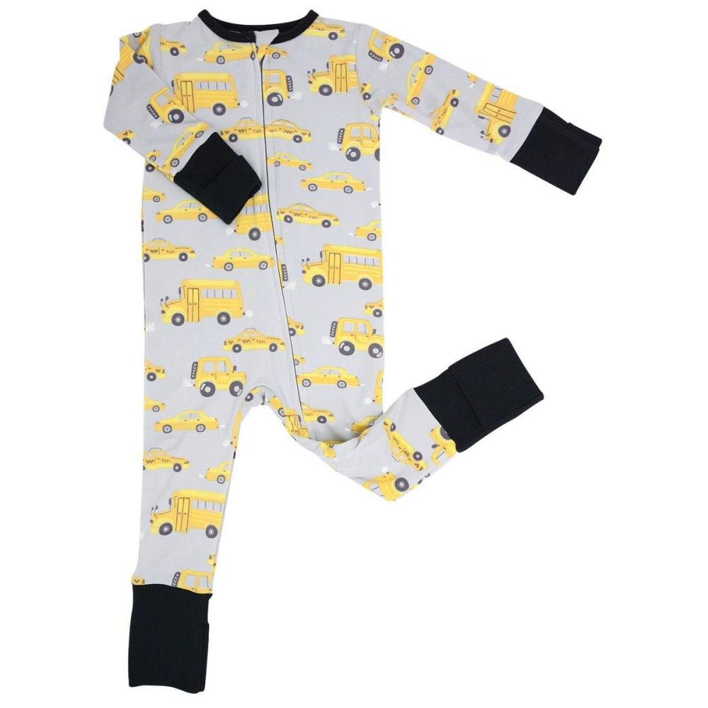 Convertible Romper - City Cars - Onesie