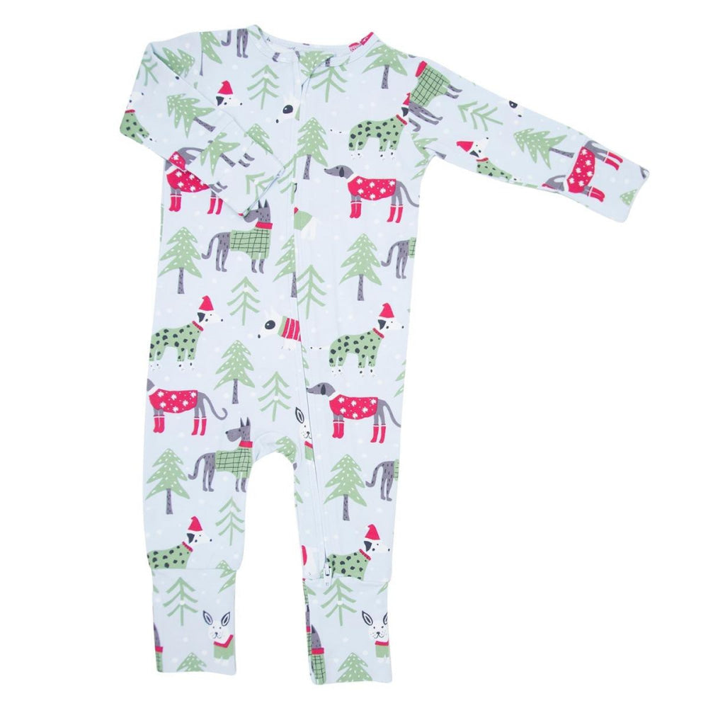 Convertible Romper - Cozy Pups - Onesie