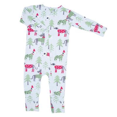 Convertible Romper - Cozy Pups - Onesie