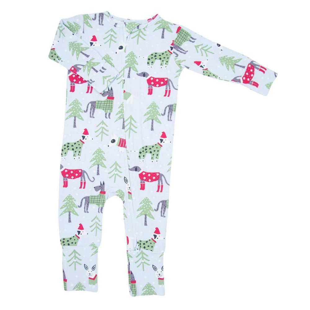 Convertible Romper - Cozy Pups - Onesie