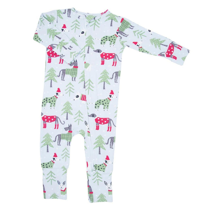 Convertible Romper - Cozy Pups - Onesie