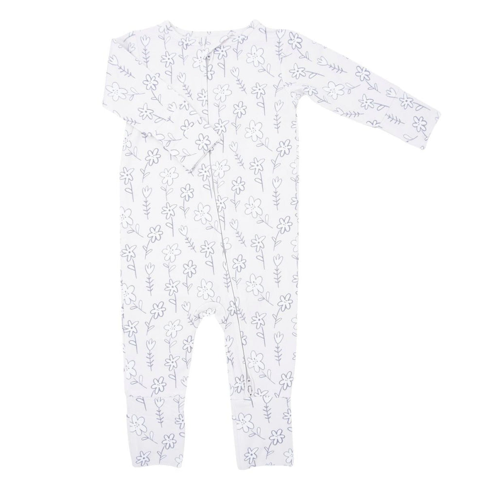 Convertible Romper - Grey Doodle - Onesie