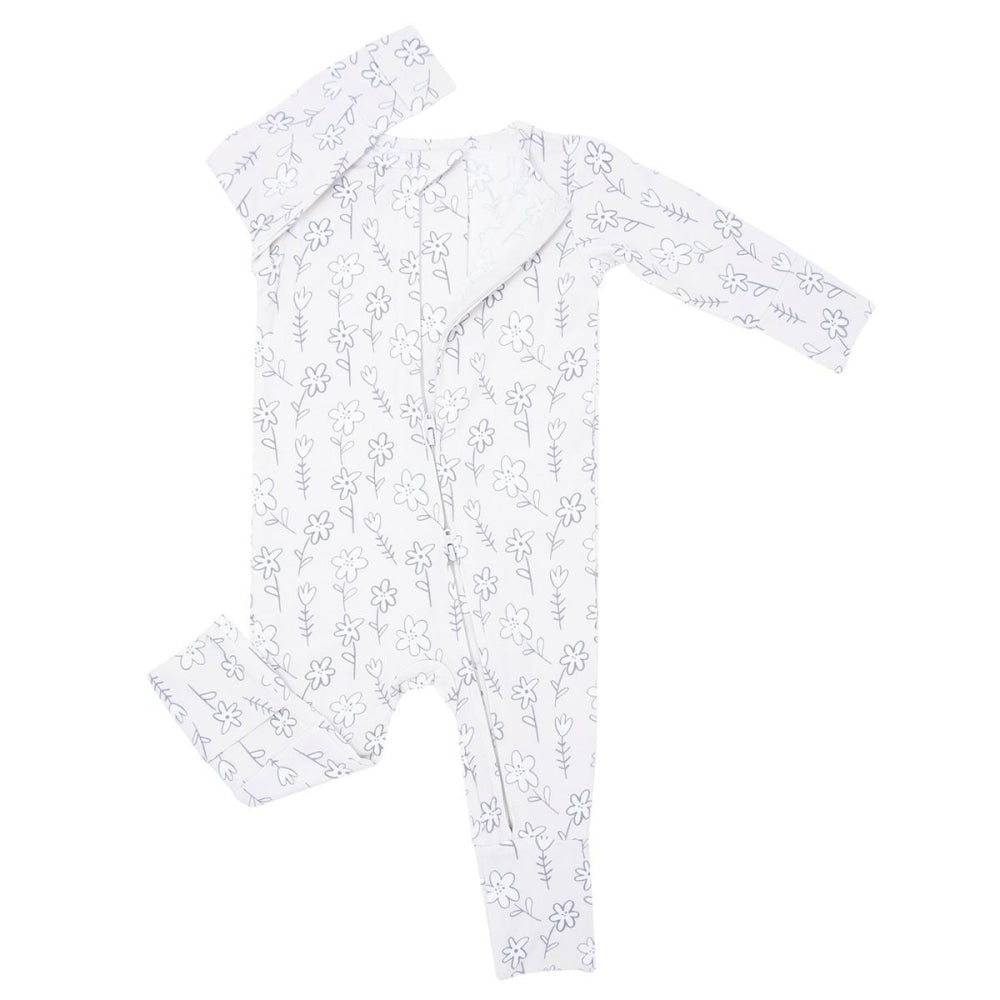 Convertible Romper - Grey Doodle - Onesie