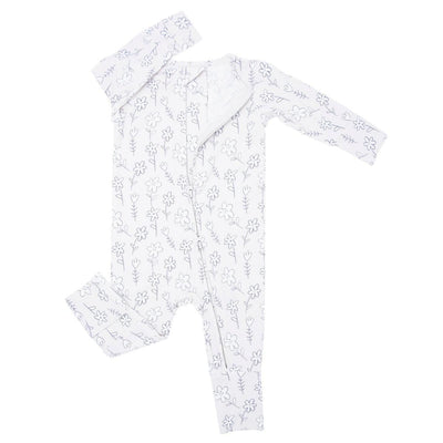 Convertible Romper - Grey Doodle - Onesie