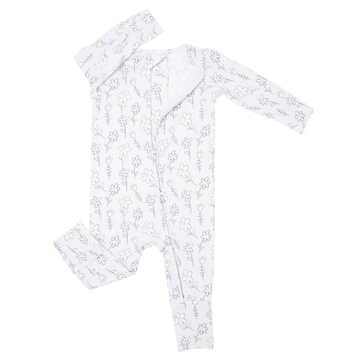 Convertible Romper - Grey Doodle - Onesie