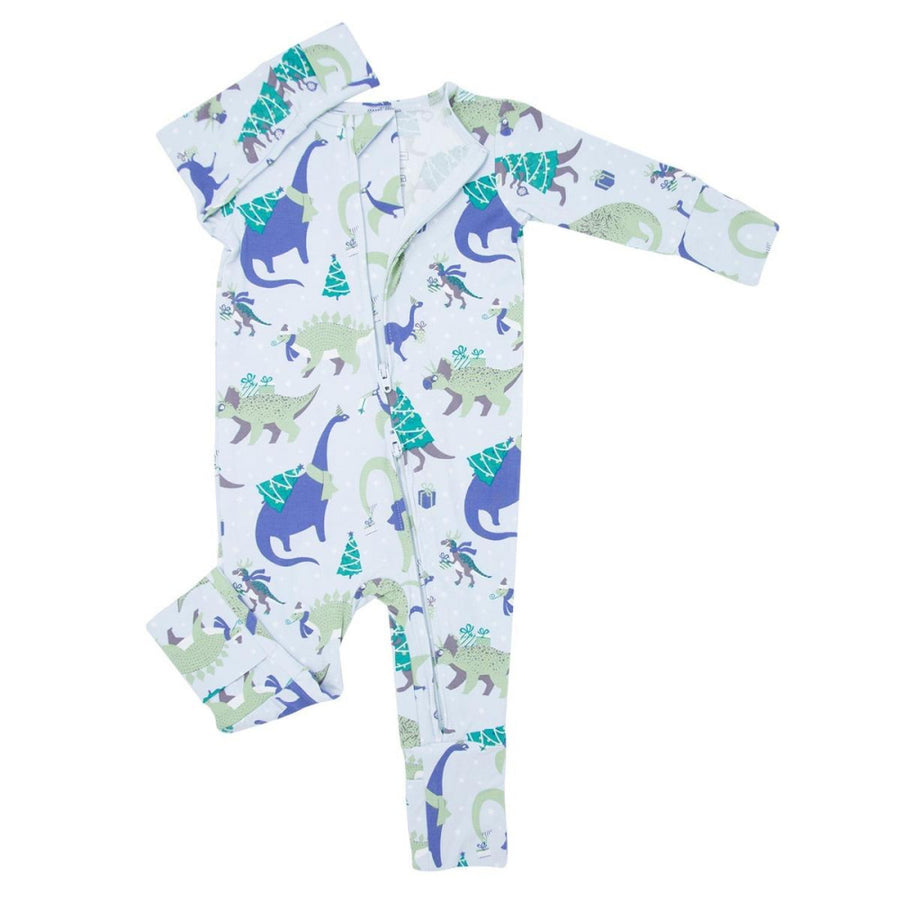 Convertible Romper - Holiday Dinos - Newborn - Onesie