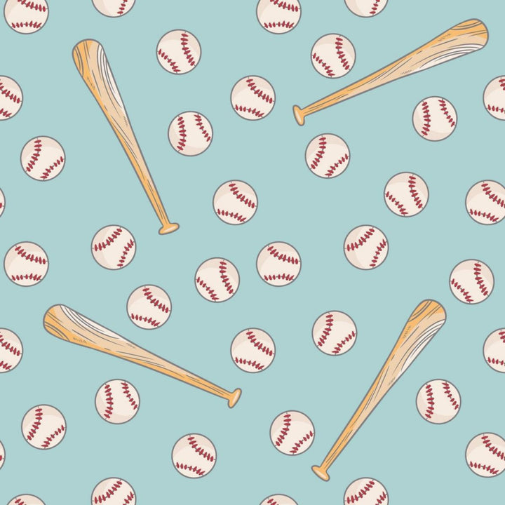 Convertible Romper - Little Slugger Aqua - Onesie