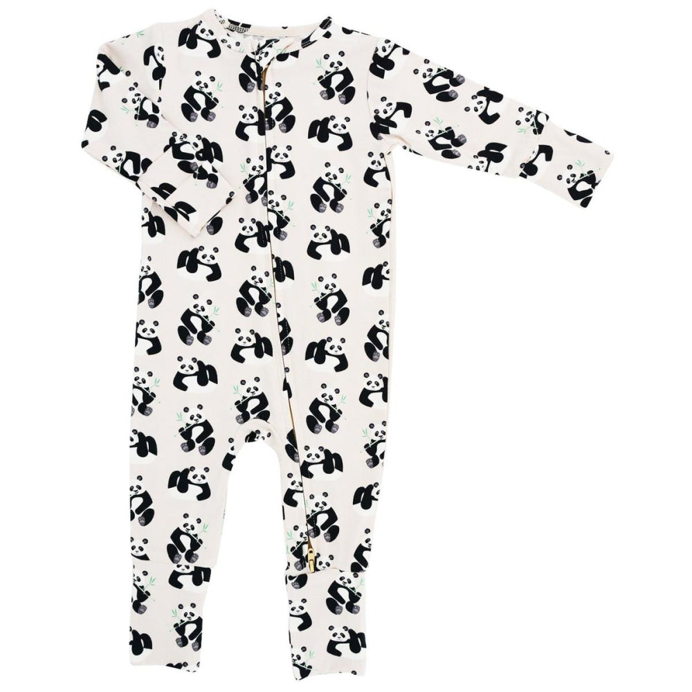 Convertible Romper - Panda - Onesie