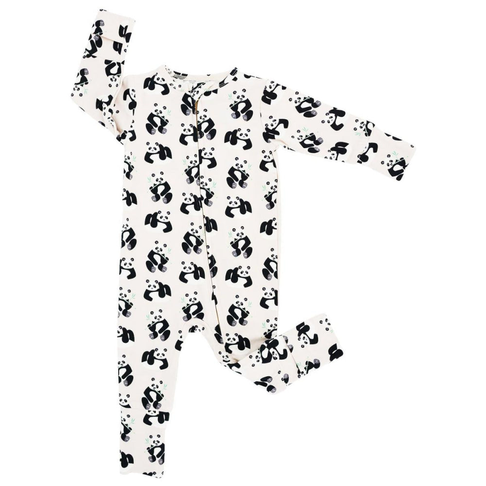 Convertible Romper - Panda - Onesie