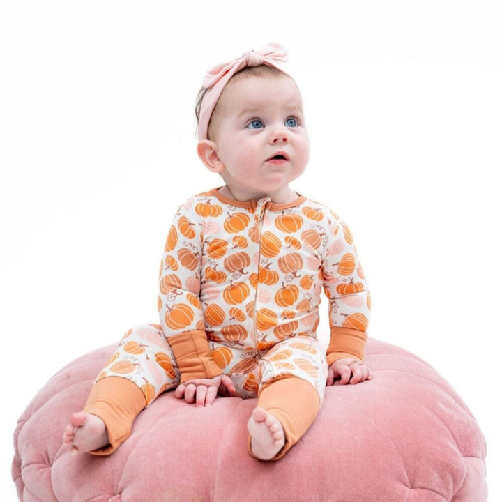 Convertible Romper - Pumpkin - Onesie