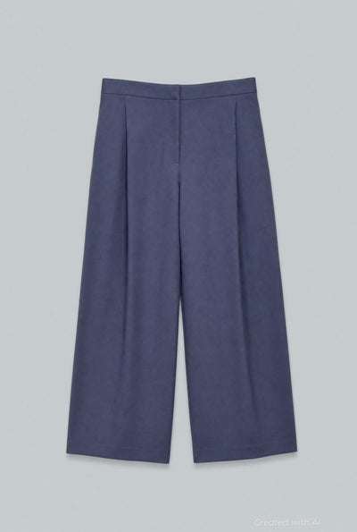 Cooper Pleated Barrel Leg Ankle Pant - Ink - US 10 / M - Pants