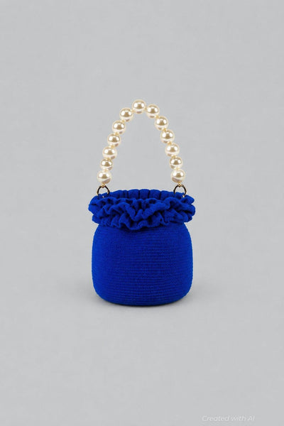 Coqueta Iraca Basket Bucket Bag - Royal - One Size - Bucket Bag
