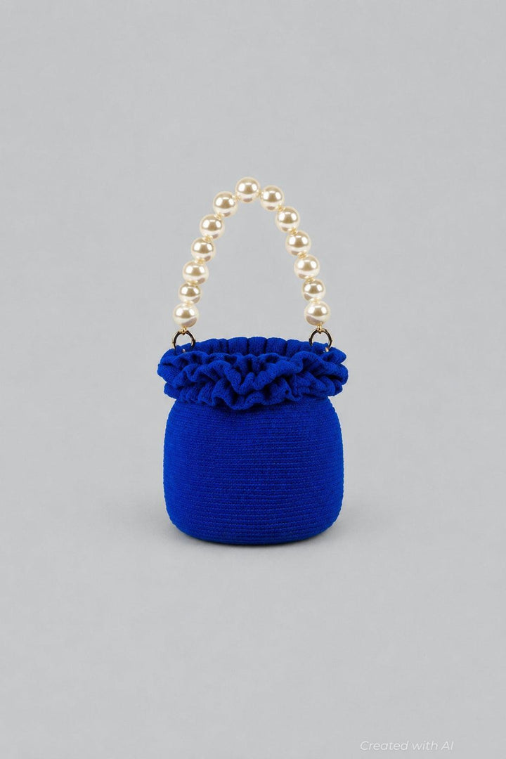 Coqueta Iraca Basket Bucket Bag - Royal - One Size - Bucket Bag