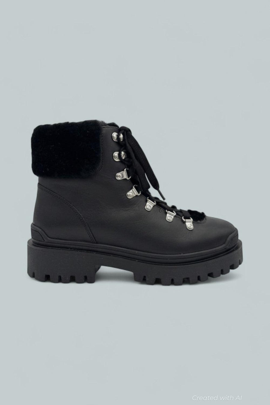 Coralie Ankle Boots - Black Nappa - 8 - Boots