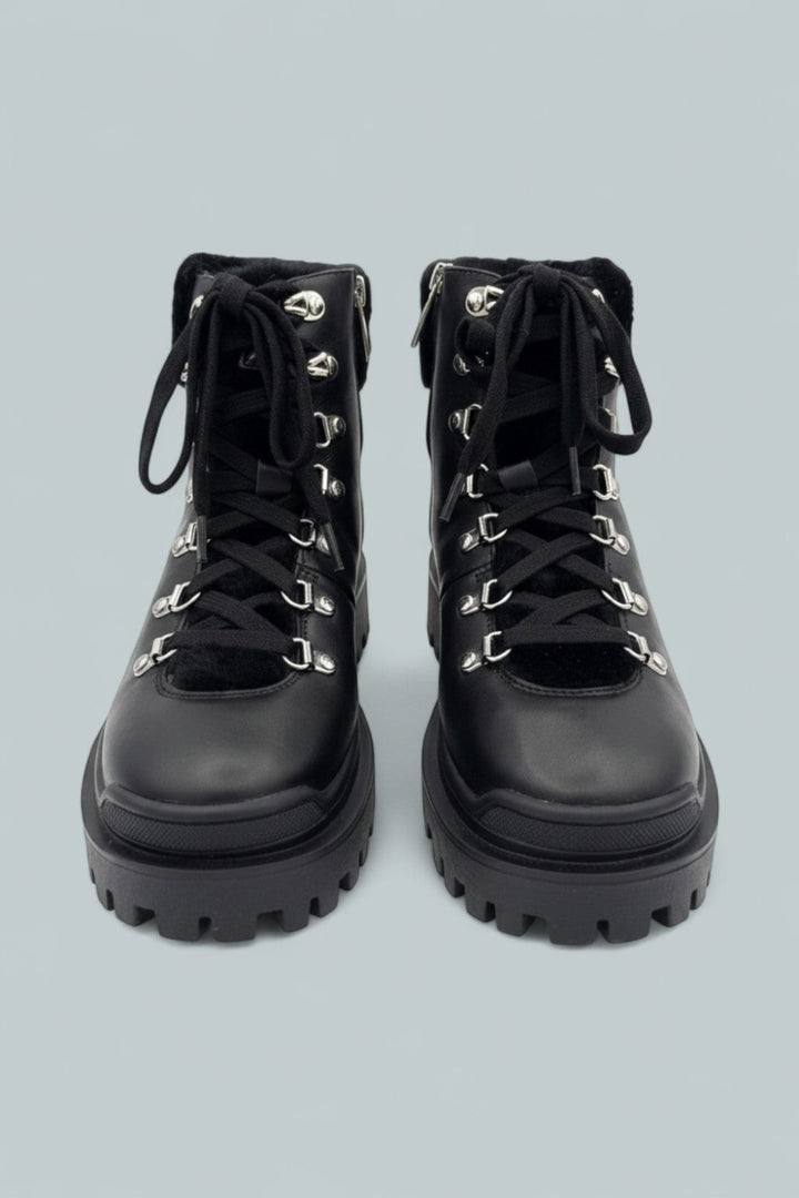 Coralie Ankle Boots - Black Nappa - 8 - Boots